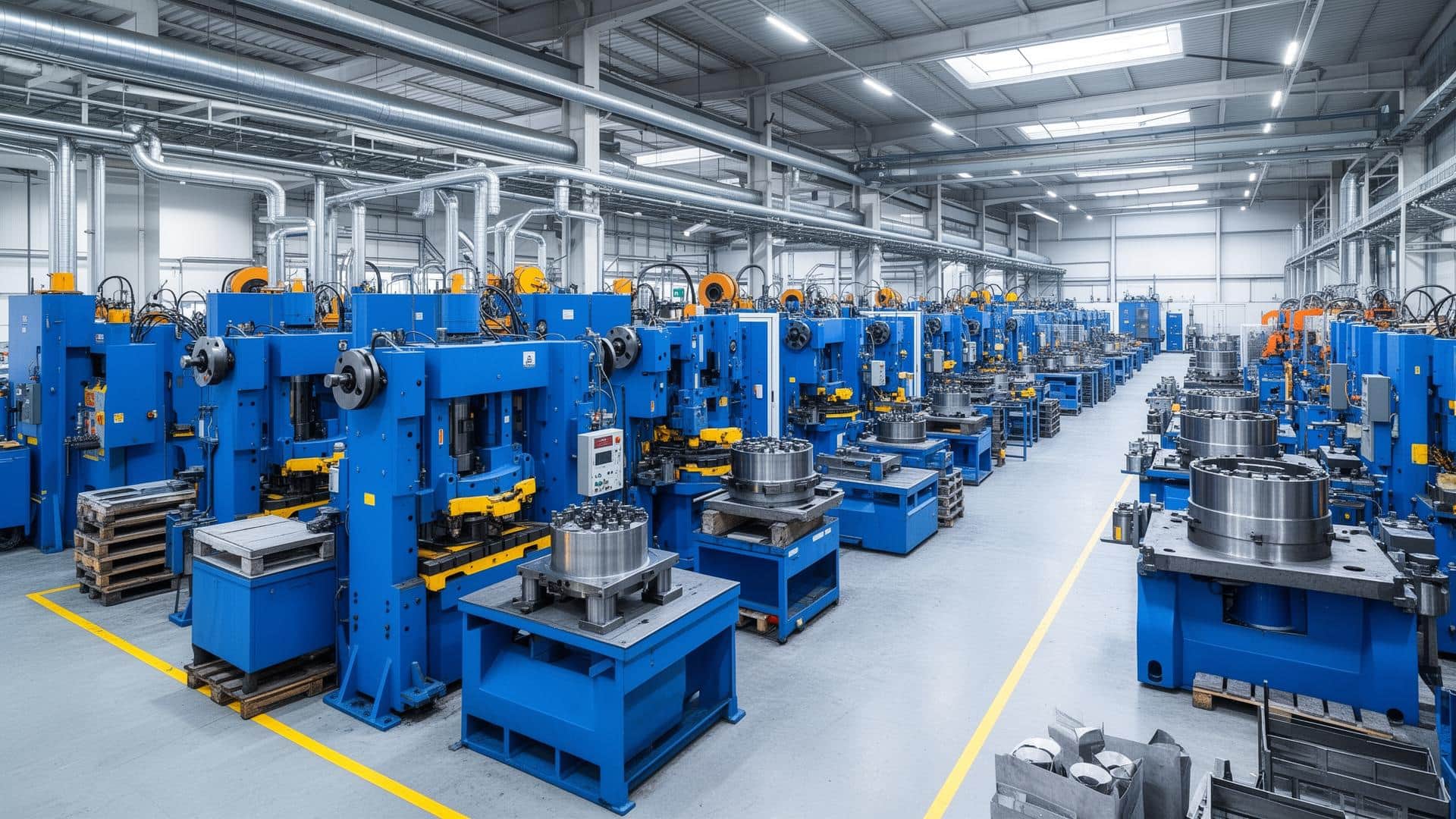 Fertigung bei MD Umformtechnik in Erfurt
